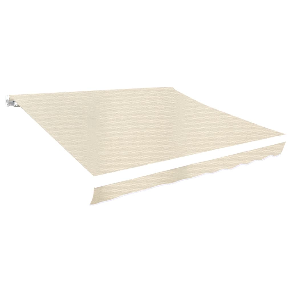 Awning Top Sunshade Canvas Cream 350x250 cm