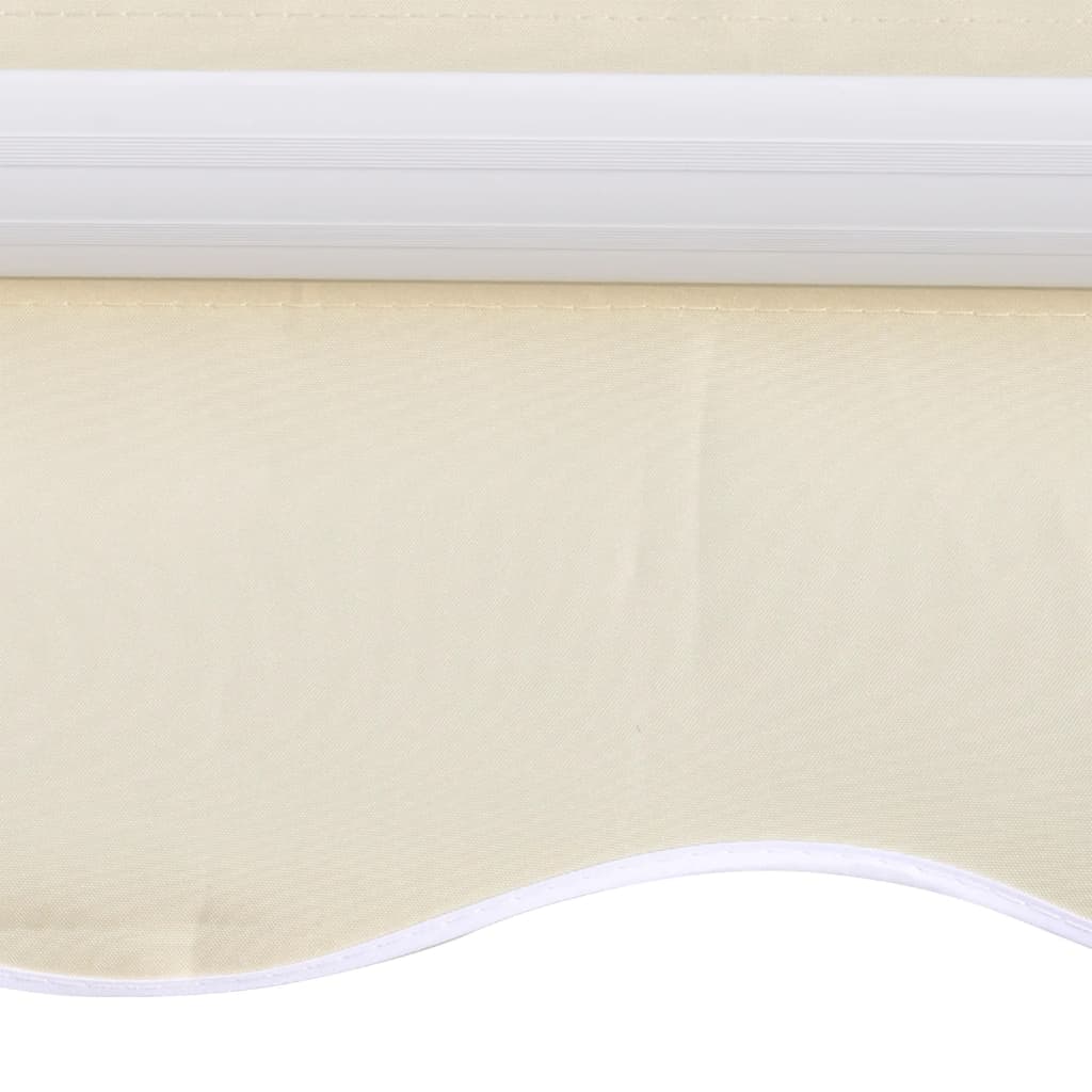 Awning Top Sunshade Canvas Cream 350x250 cm