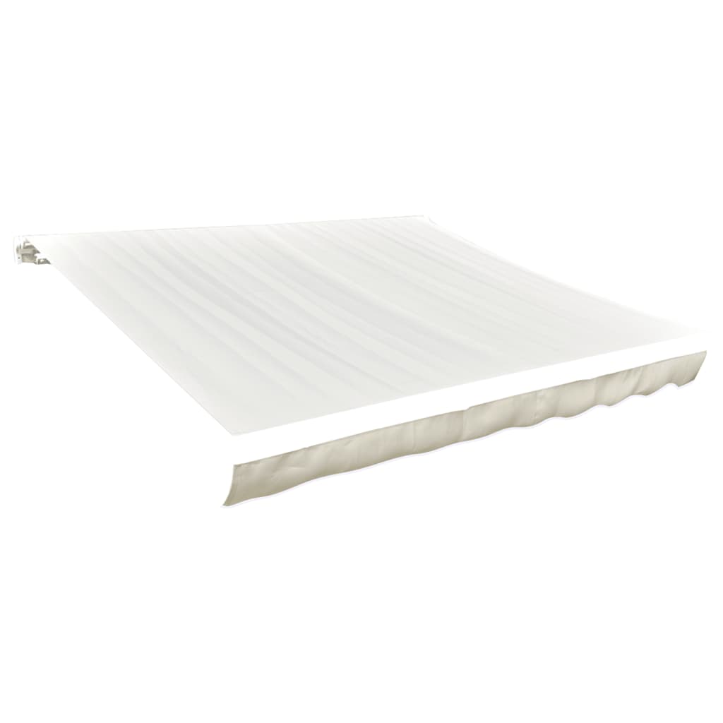 Awning Top Sunshade Canvas Cream 500x300 cm