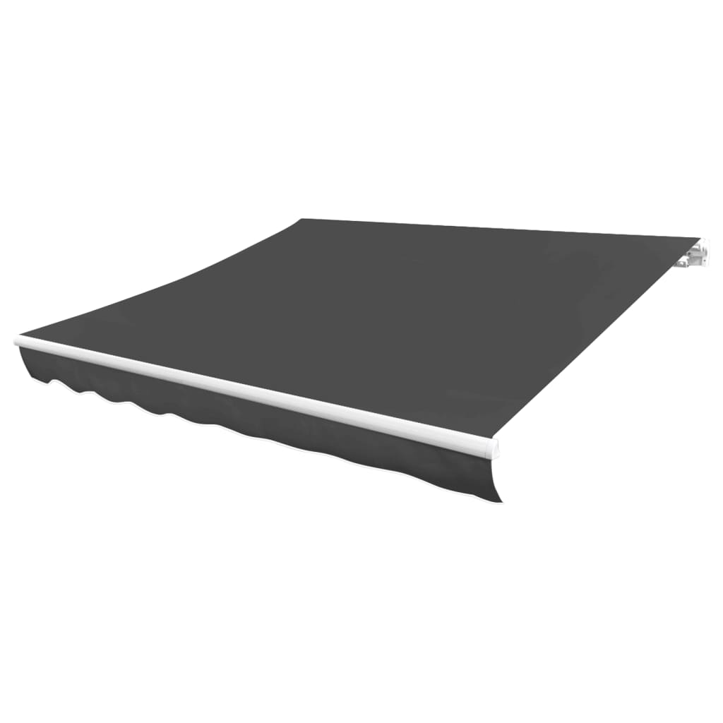 Awning Top Sunshade Canvas Anthracite 300x250 cm