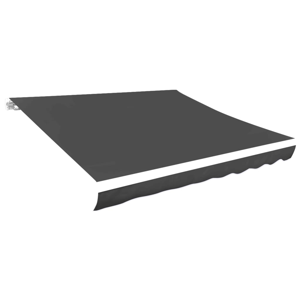 Awning Top Sunshade Canvas Anthracite 350x250 cm