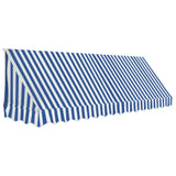 Bistro Awning 350x120 cm Blue and White