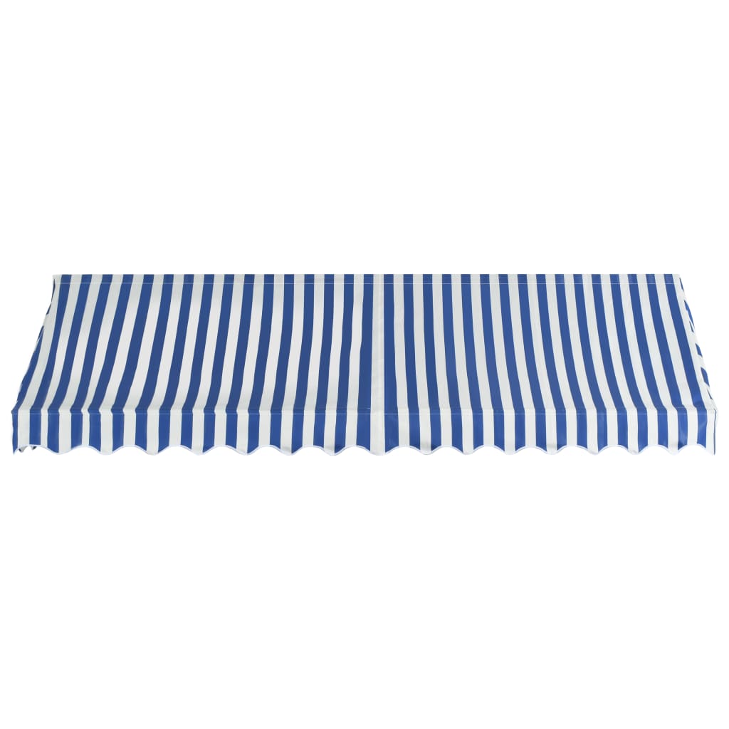 Bistro Awning 350x120 cm Blue and White