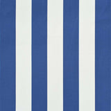 Retractable Awning 150x150 cm Blue and White