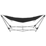 Hammock with Foldable Stand Black