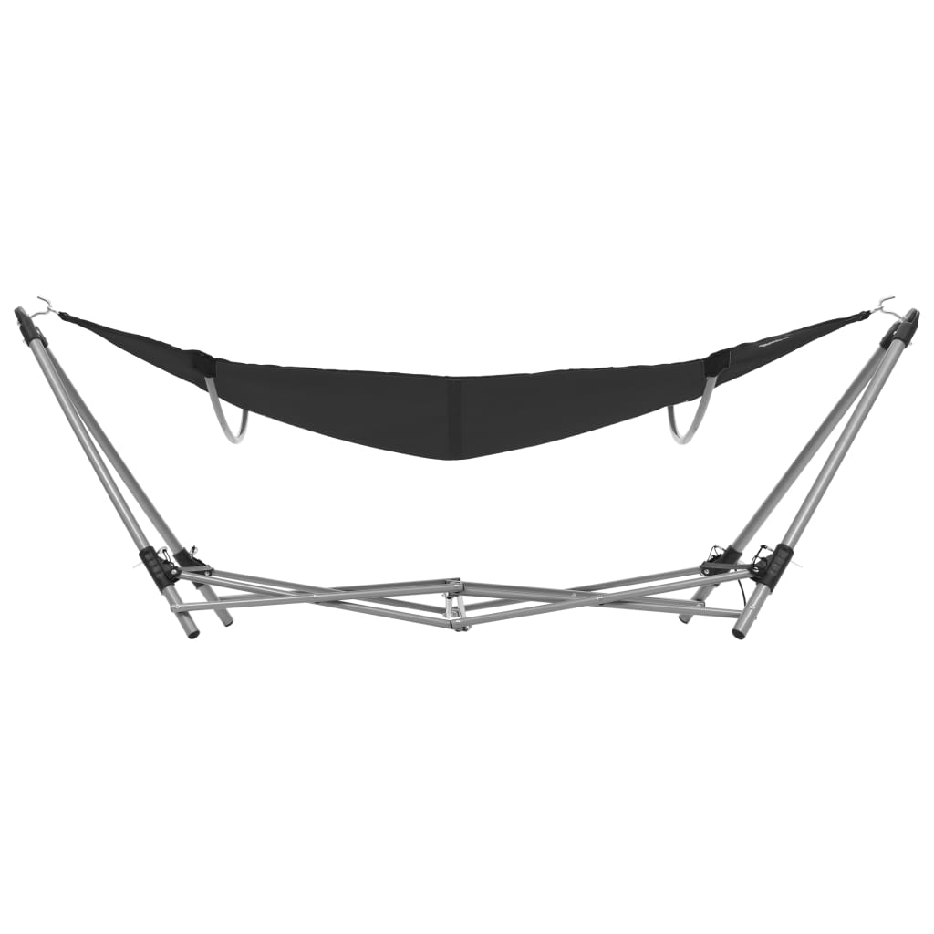 Hammock with Foldable Stand Black