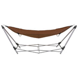 Hammock with Foldable Stand Brown