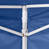 Foldable Tent with 2 Walls 3x3 m Blue