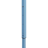 Foldable Tent with 3 Walls 3x4.5 m Blue