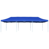 Folding Pop-up Party Tent 3x9 m Blue