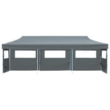 Folding Pop-up Party Tent with 5 Sidewalls 870x291x315 cm Anthracite