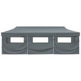 Folding Pop-up Party Tent with 8 Sidewalls 870x291x315 cm Anthracite