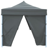 Folding Pop-up Party Tent with 8 Sidewalls 870x291x315 cm Anthracite