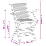 7 Piece Outdoor Dining Set Solid Teak Wood