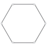 Garden Raised Bed Galvanised Steel 129x129x77 cm Green