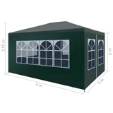 Party Tent 3x4 m Green