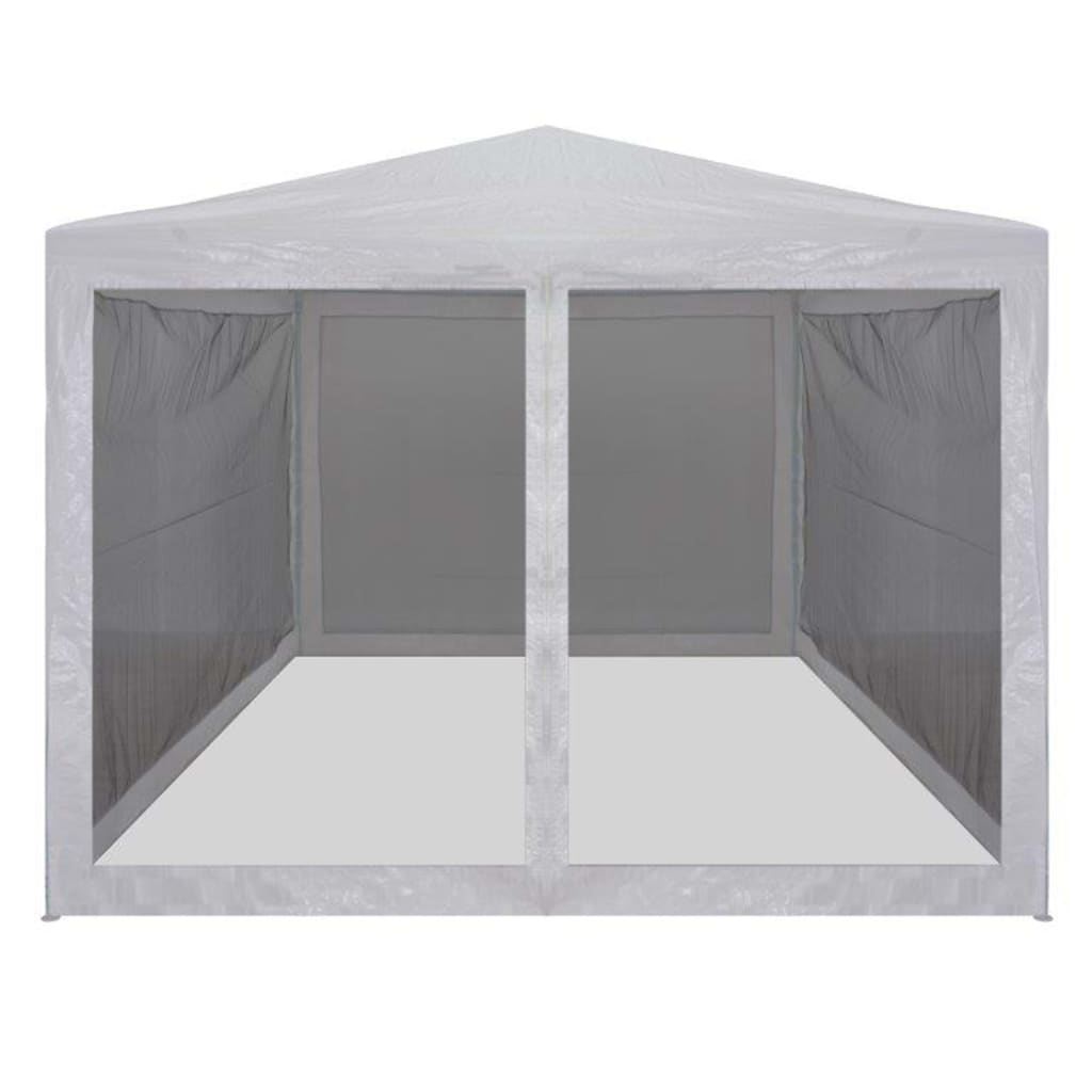 Party Tent with 4 Mesh Sidewalls 3x3 m