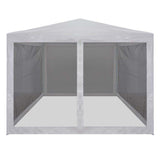 Party Tent with 4 Mesh Sidewalls 3x3 m