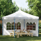 Party Tent Sidewall 2 pcs with Window PE White