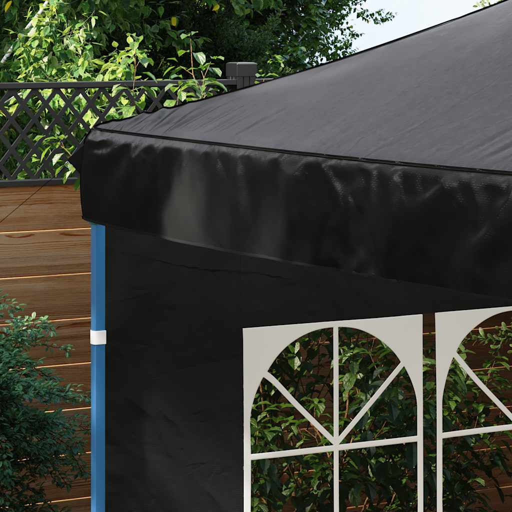 Party Tent Sidewall 2 pcs with Window PE Anthracite