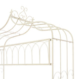 Garden Bench 122 cm Iron Antique White