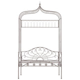 Garden Bench 122 cm Iron Antique Brown