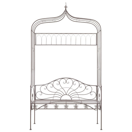 Garden Bench 122 cm Iron Antique Brown