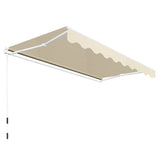 Folding Awning Manual Operated 300 cm Cream