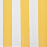 Folding Awning Manual Operated 300 cm Yellow/White