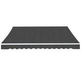 Folding Awning Manual Operated 400 cm Anthracite