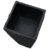 Raised Beds 3 pcs Water Hyacinth Black