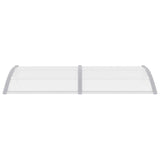 Door Canopy Grey 200x100 cm PC