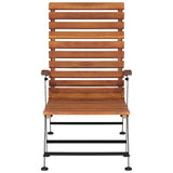 Outdoor Deck Chair Solid Acacia Wood