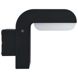 Outdoor LED Wall Light 9 W Black Oval