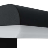 Outdoor LED Wall Light 9 W Black Oval