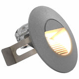 Outdoor LED Wall Lights 6 pcs 2 W Silver Round