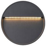 Outdoor LED Wall Lights 2 pcs 3 W Black Round