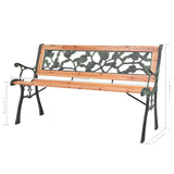 Garden Bench 122 cm Wood