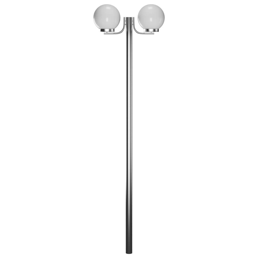 Garden Lamp Post 2 Lamps 220 cm