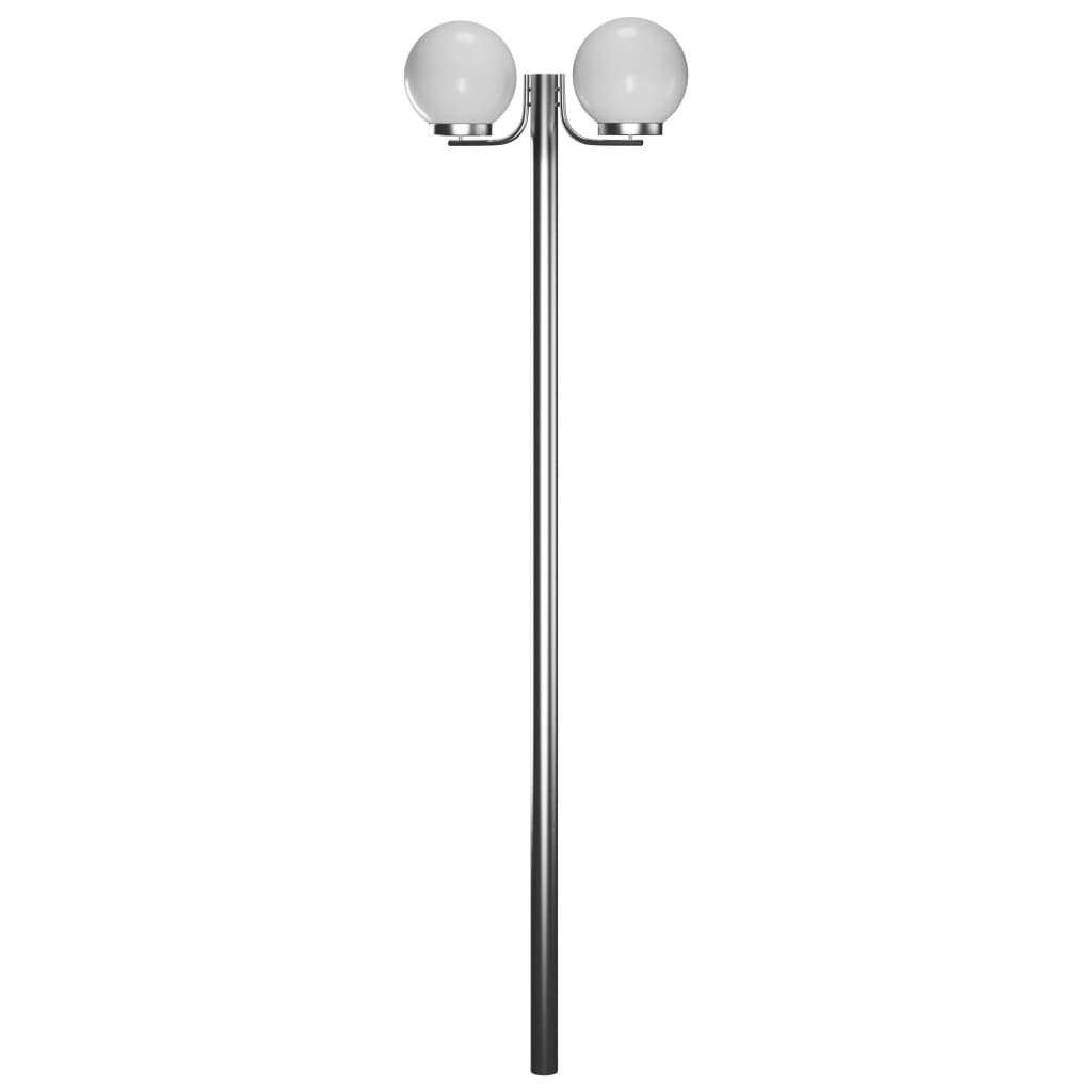 Garden Lamp Post 2 Lamps 220 cm