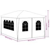 Party Tent 3x4 m Blue