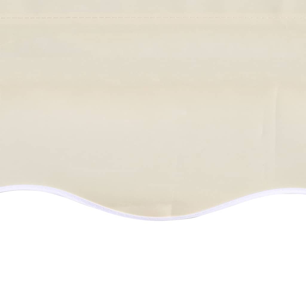 Awning Top Sunshade Canvas Cream 4 x 3 m