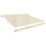 Awning Top Sunshade Canvas Cream 6 x 3 m