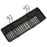 Balcony Trapezoid Rattan Planter Set 50 cm 2 pcs Black