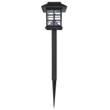Outdoor Solar Lamp LED Light 12 pcs Spike 8.6 x 8.6 x 38 cm