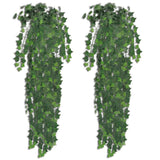 2 pcs Artificial Ivy Bush 90 cm Green