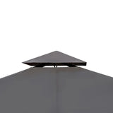 Gazebo with Roof 3x3 m Dark Grey