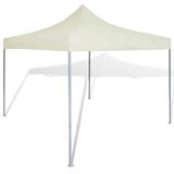 Cream Foldable Tent 3 x 3 m