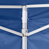 Foldable Tent 3x3 m with 4 Walls Blue