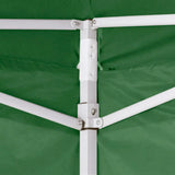 Foldable Tent 3x3 m with 4 Walls Green